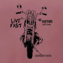 Motorka kresba live fast