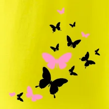 Motýle ružovo čierni Motýle ružovo čierni