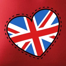 Británia srdce prsník