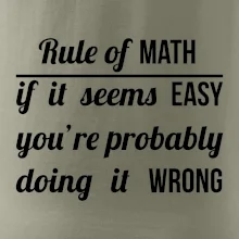 Rule of math