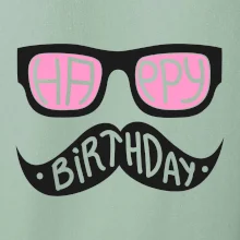 Mustache narozeniny - okuliare