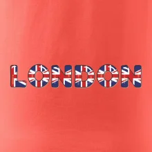 Nápis London vlajka
