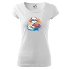 Bišónik na vodnom skútri