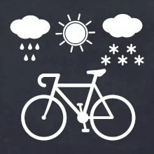 Cyklista za každého počasia Cyklista za každého počasia