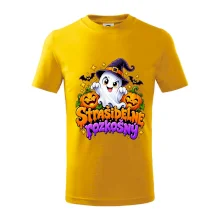 Strašidelne rozkošný duch s tekvicami