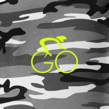 GO - Fluo cyklista malý