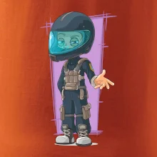 Vesmírny vojak fialový