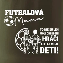Futbalová mama - syn a dcéra (vaše meno a číslo)