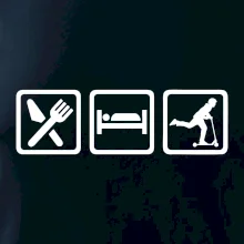 Eat sleep kolobeh - kolobežka