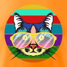 Mačka pri farebnom západe Mačka pri farebnom západe