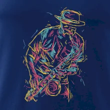 Jazz saxofón splash