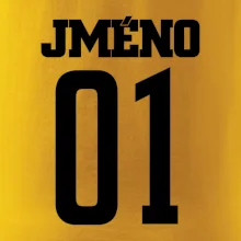 Futbalový dres - vlastné meno a číslo