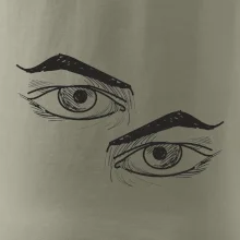 Párový motív - oko naštvané