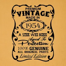 Vintage Etiketa - 1954