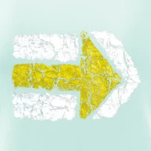 Párová turistická značka žlutá