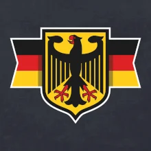 Nemecká orlica a vlajka