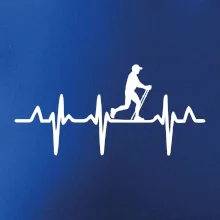 EKG nordic walking muž