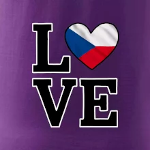 Love Česká vlajka