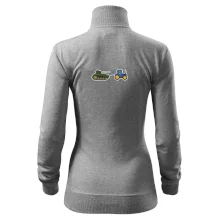 Ukrajinský traktorový pluk ulovil tank Ukrajinský traktorový pluk ulovil tank