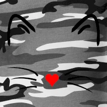 Mačka - srdce namiesto nosa