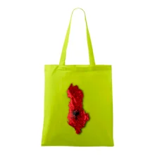 Mapa Albánsko reliéf hôr