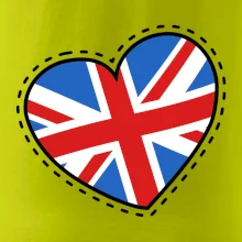 Británia srdce prsník