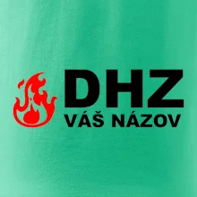 DHZ (oheň, názov sboru - vlastný nápis)