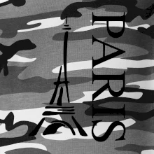 Paris nápis Eiffelovka na výšku