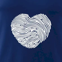 Odtlačok prsta srdce