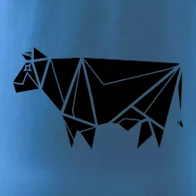 Origami krava z boku