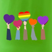 LGBT ruky srdce