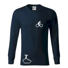 Mapa ČR + kolo na prsu Mapa ČR + kolo na prsu