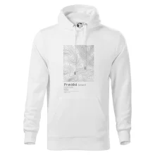 Praděd - vrstevnice v obdĺžniku