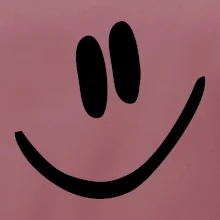 Emoji bez obrysu - usmev