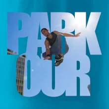 Parkour nápis nebo