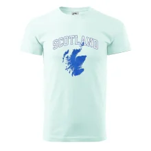 Scotland nápis s mapou