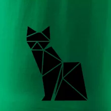 Origami mačka z boku