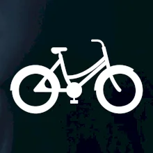 Obrázok kolesa na prsníku mestský bicykel