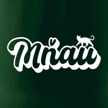 Mňau nápis