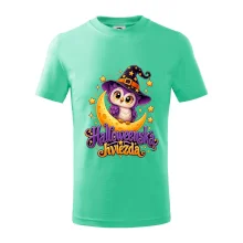 Halloweenska hviezda - sovička na mesiaci