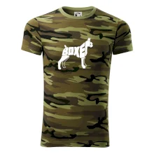 Boxer nápis v tele Boxer nápis v tele