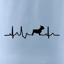 EKG Francouzský buldoček z boku