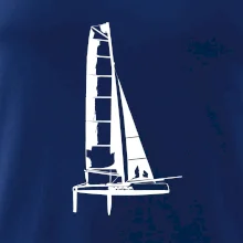 Katamarán z boku Katamarán z boku