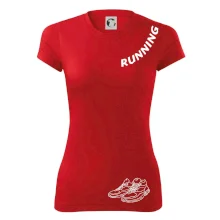 Running nápis šikmo