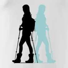 Nordic walking figúry - žena