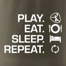 Play Eat Sleep Repeat hádzaná