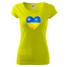 Ukrajina srdce vlajka Ukrajina srdce vlajka