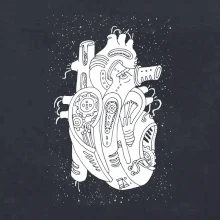 Steampunk ľudské srdce