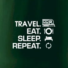 Eat sleep travel - Veľký príves