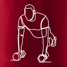 Tréner fitness jedným ťahom